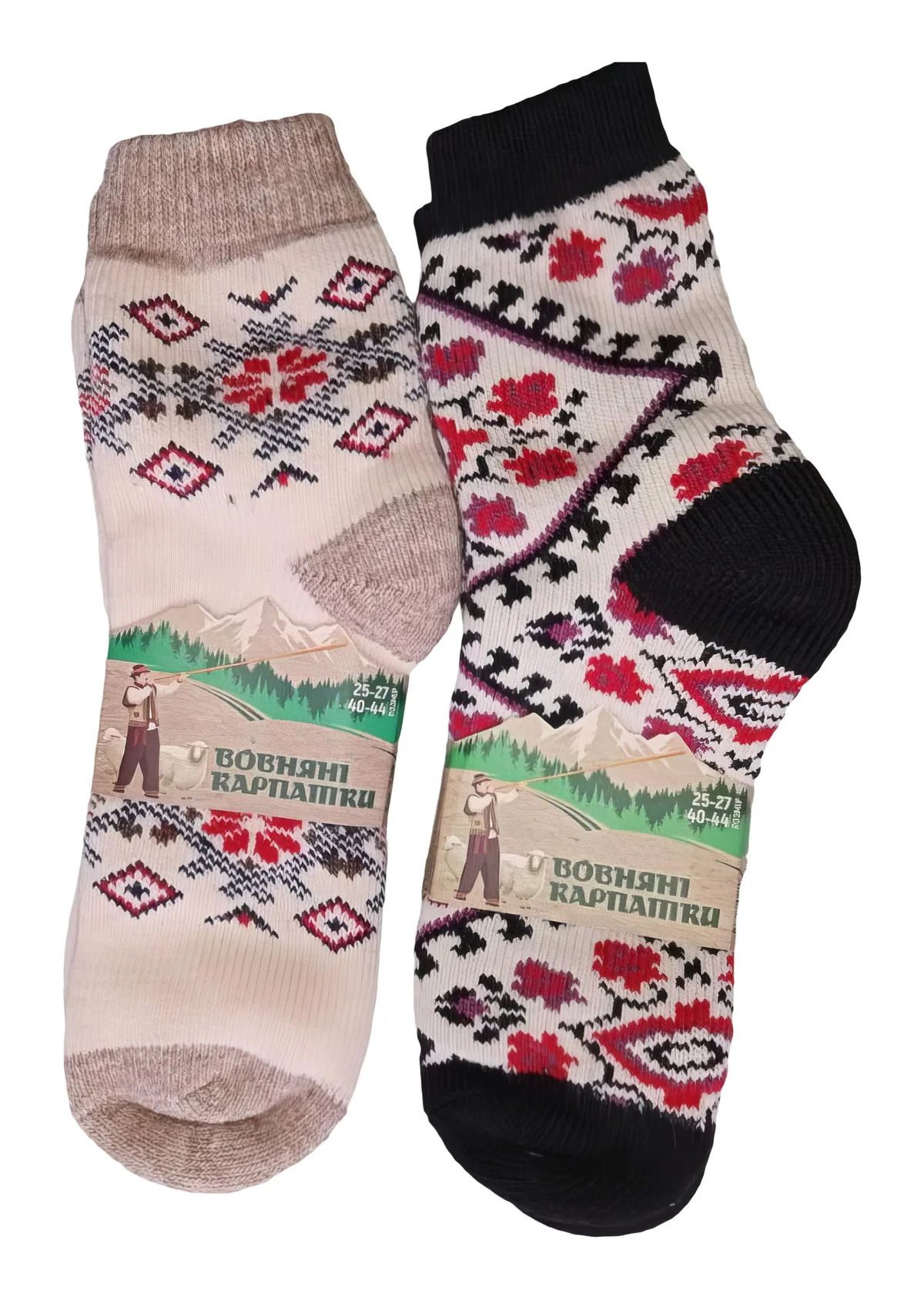 Жіночі шкарпетки "Вовняні карпатки" Тернопіль шерстяні (1 пара)