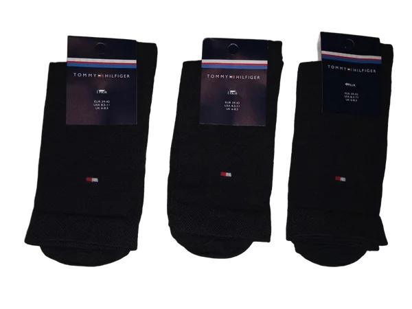 Шкарпетки стрейчеві класичні високі чорні (12 пар в 1 уп.)