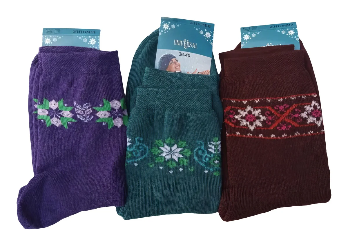 Жіночі шкарпетки "Житомир" Україна (12 пар в 1 уп.)