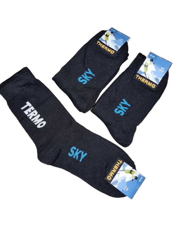 Чоловічі шкарпетки "SKY" термо махрові високі (12 пар в 1 уп.)