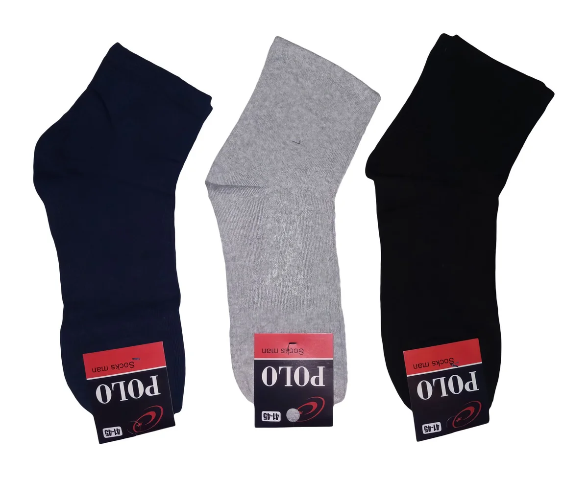 Чоловічі шкарпетки "Polo" середні (12 пар в 1 уп.)
