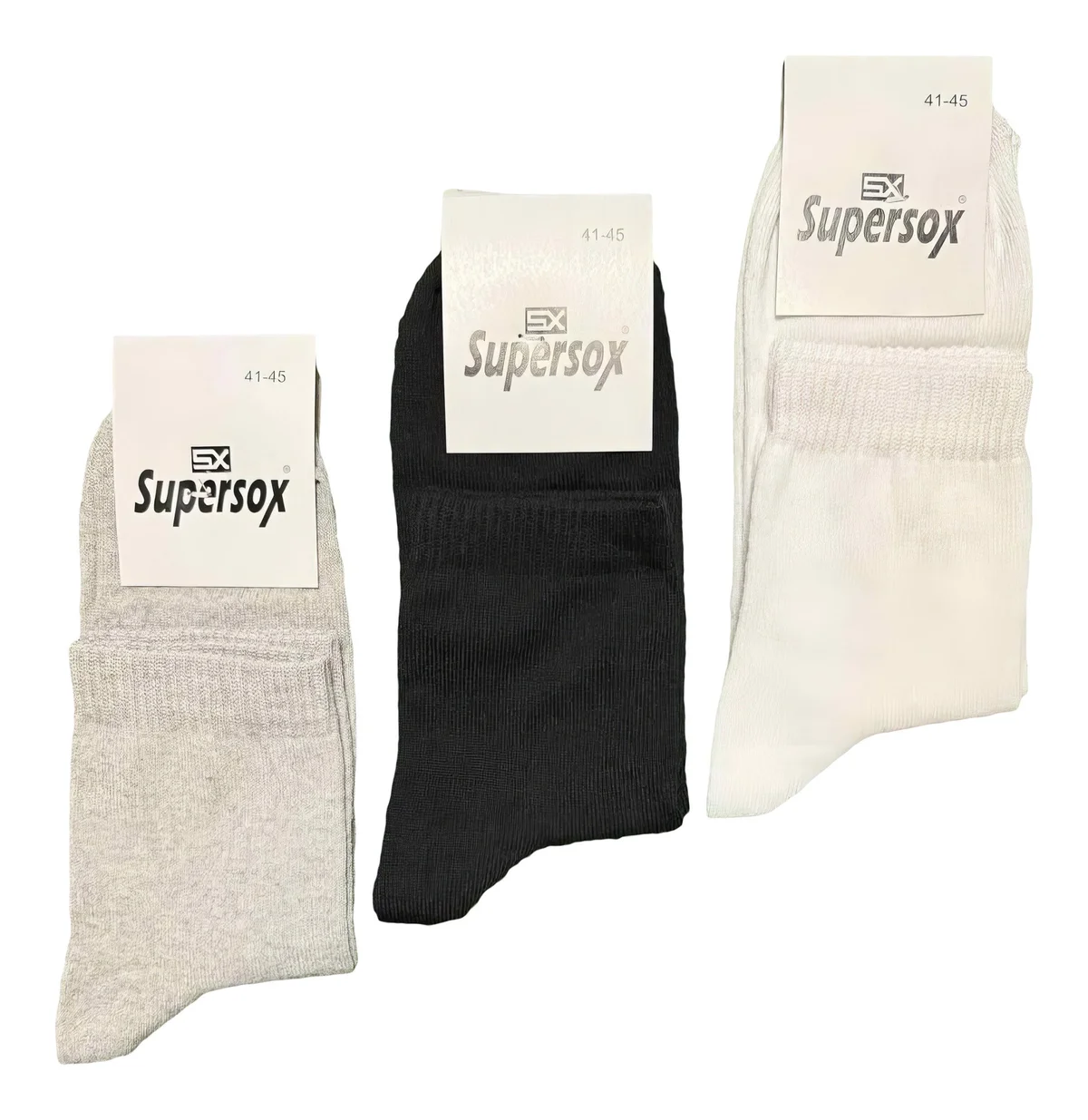 Чоловічі шкарпетки "Supersox" Україна (12 пар в 1 уп.)