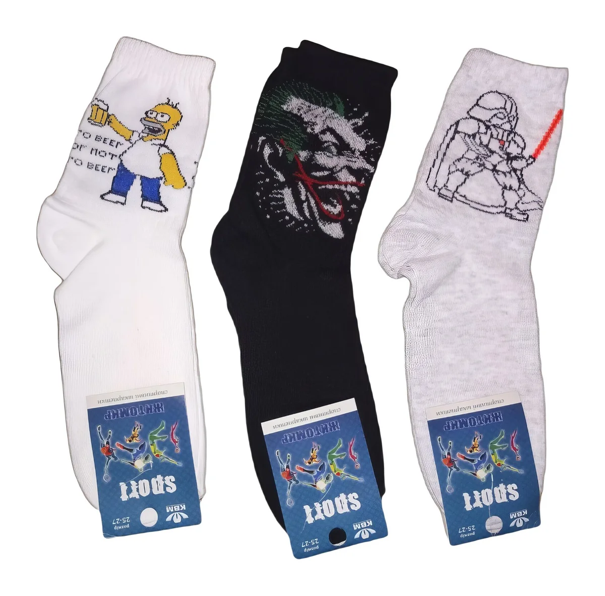 Чоловічі молодіжні шкарпетки "КВМ" Україна (12 пар в 1 уп.)