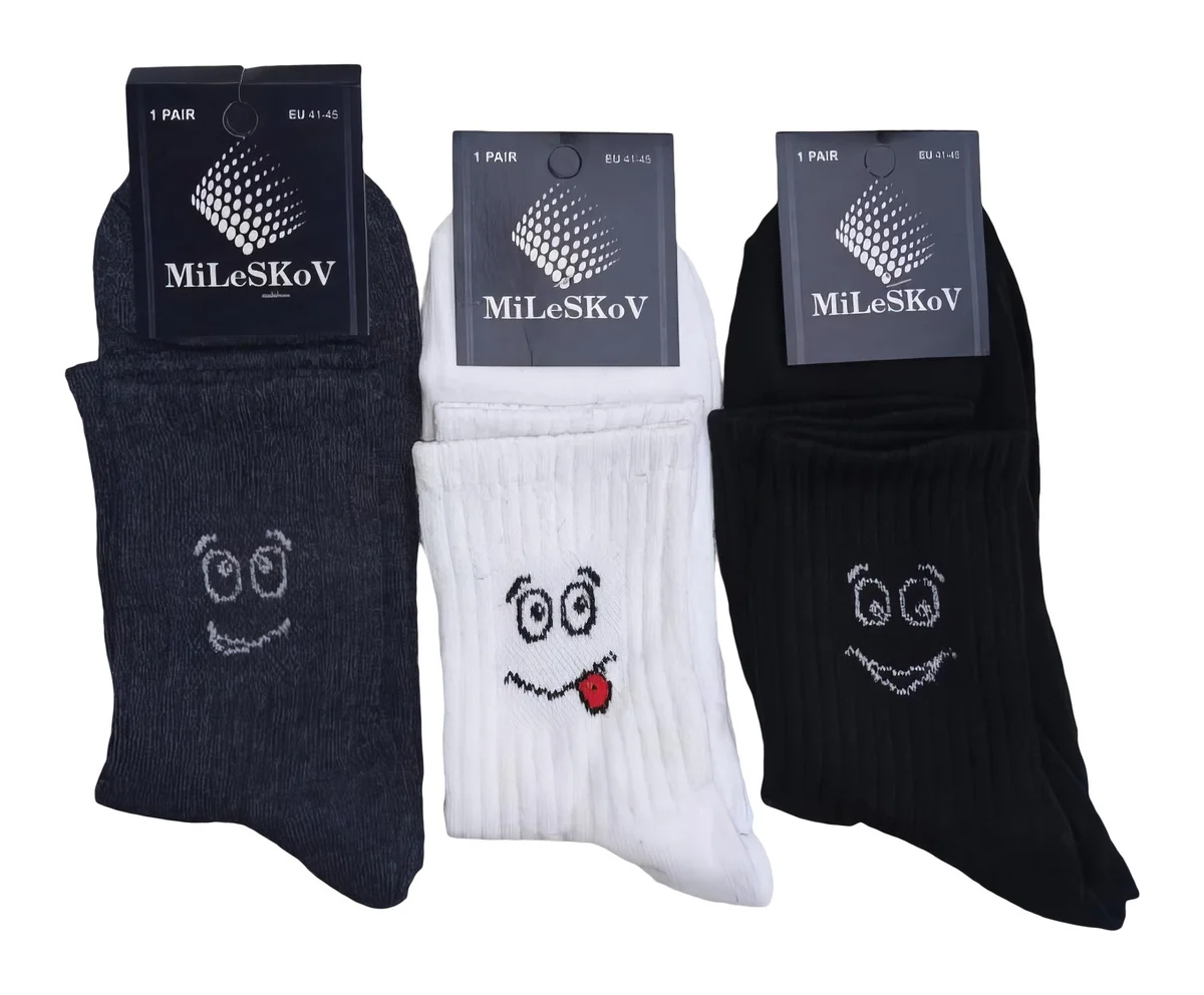 Чоловічі шкарпетки "MiLesKoV" Україна (12 пар в 1 уп.)