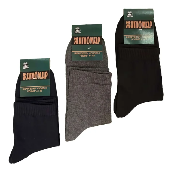 Чоловічі шкарпетки "Житомир" (12 пар в 1 уп.)