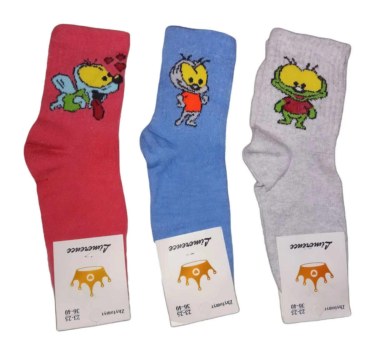 Жіночі шкарпетки "Корона" Україна стрейчеві з високою резинкою (12 пар в 1 уп.)