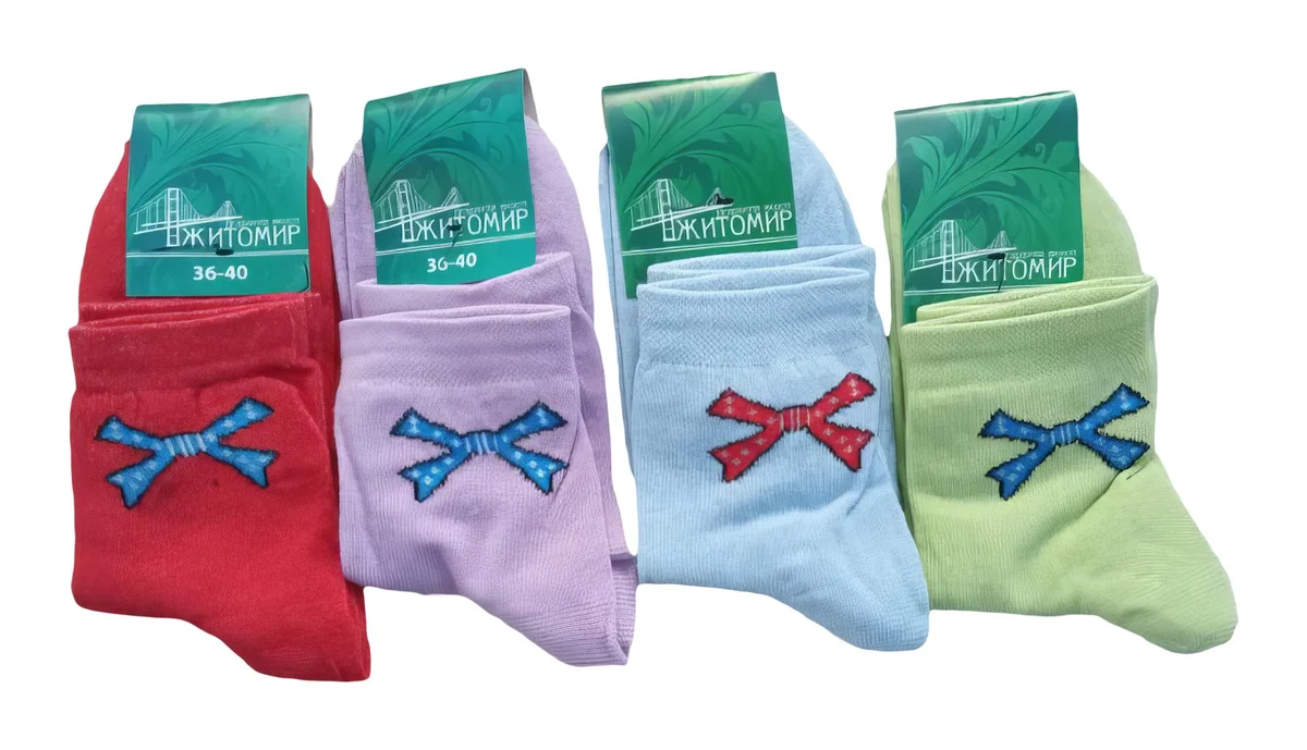 Жіночі шкарпетки "Стиль" Житомир Україна (12 пар в 1 уп.)