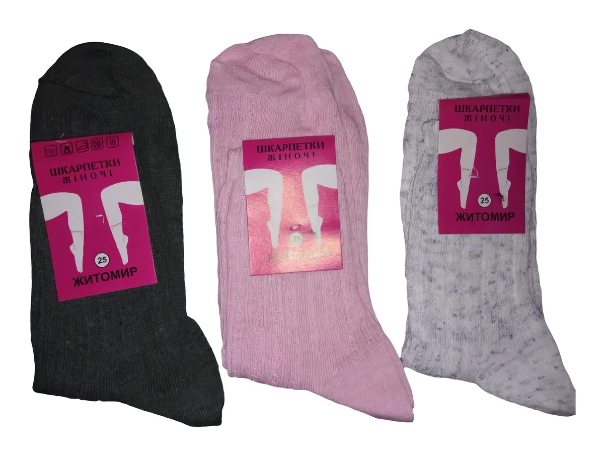 Жіночі шкарпетки "Нік" Житомир (10 пар в 1 уп.)