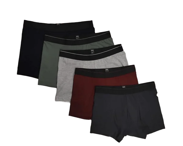 Чоловічі труси боксери "Premium" однотонні (5 шт. в 1 уп.)