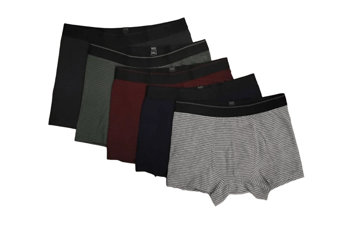 Чоловічі труси боксери "Premium" вузька смужка (5 шт. в 1 уп.)
