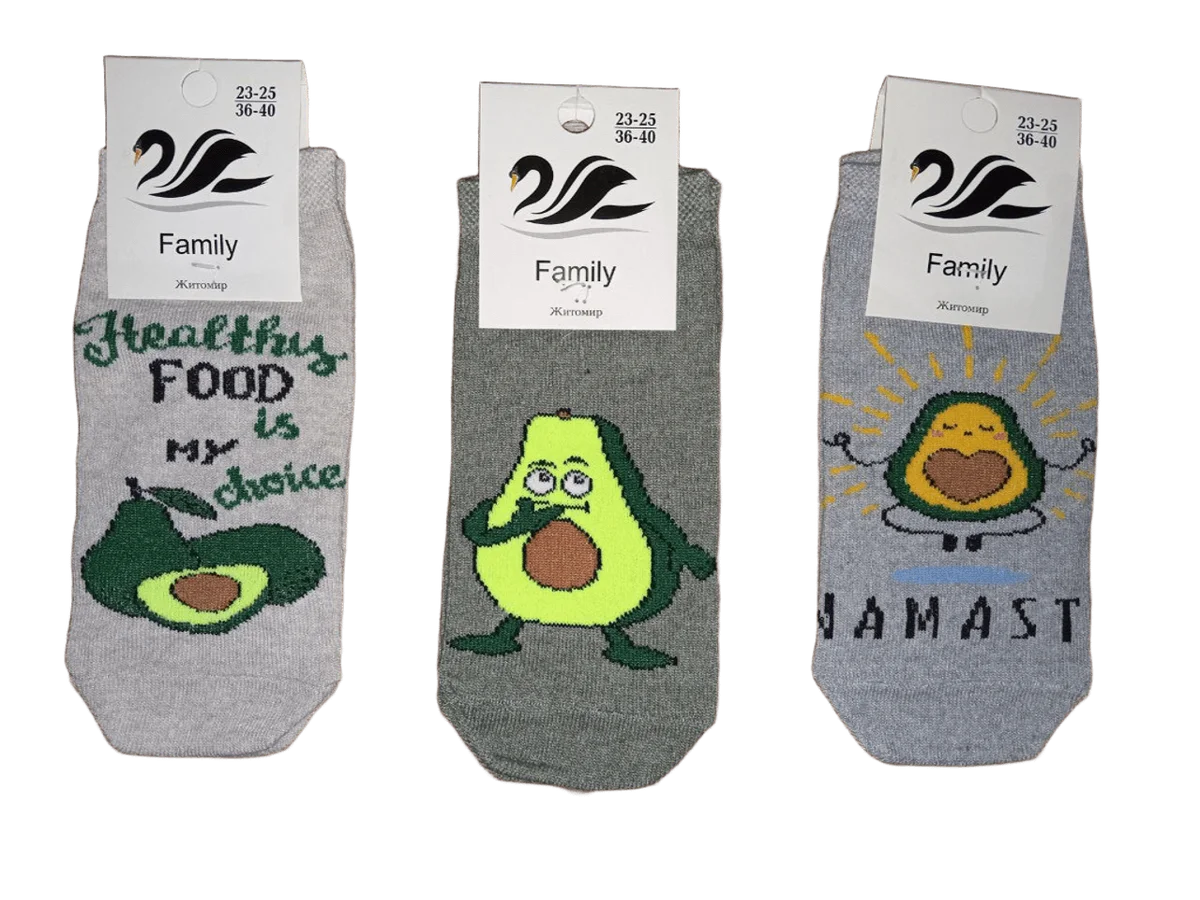 Шкарпетки жіночі короткі стрейчеві "Корона" Україна (12 пар в 1 уп.)