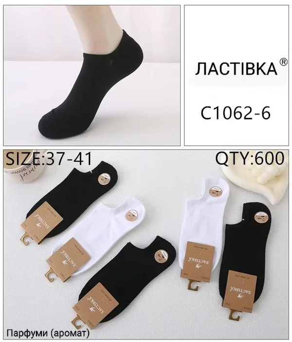 Шкарпетки чоловічі ультра короткі парфумовані (10 пар в 1 уп.)