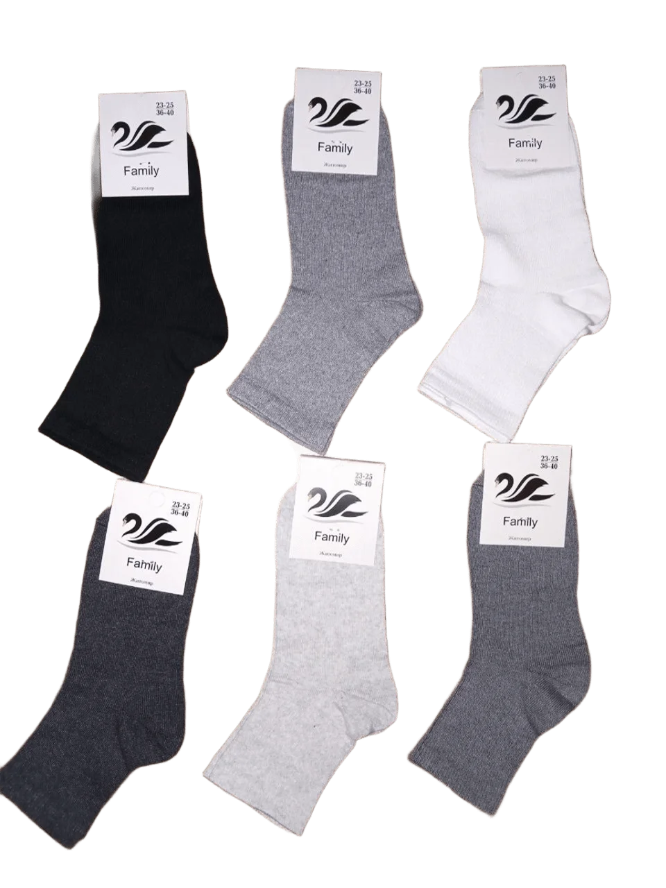 Шкарпетки жіночо-підліткові високі "Корона" Україна (12 пар в 1 уп.)