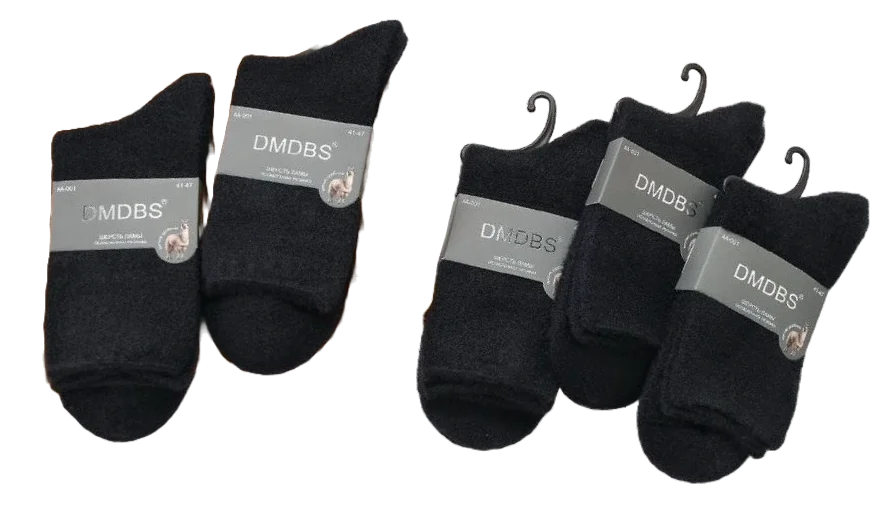 Шкарпетки "DMDBS" чоловічі з шерстю лами (10 пар в 1 уп.)