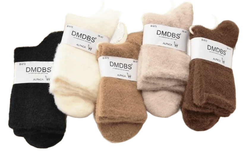 Шкарпетки "DMDBS" жіночі з шерсті альпаки (10 пар в 1 уп.)